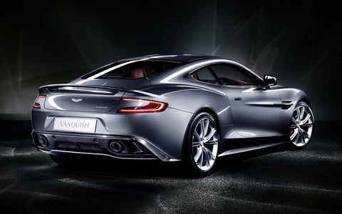 ASTON MARTIN VANQUISH REAR SIDE GICLEE ART PRINT POSTER