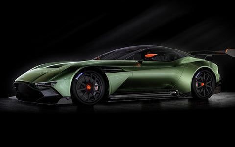 ASTON MARTIN VULCAN SIDE GICLEE ART PRINT POSTER