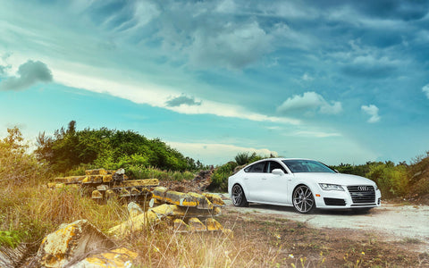 AUDI A7 360 FORGED WHEELS ART PRINT POSTER