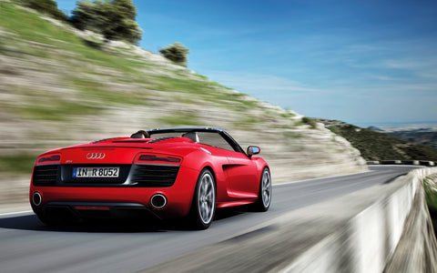 AUDI R8 SPYDER SPEED ART PRINT POSTER