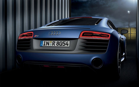 AUDI R8 V10 BACK VIEW ART PRINT POSTER – WOW Posters