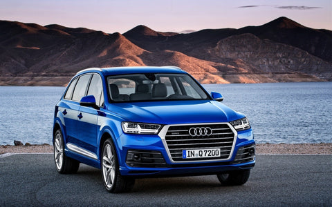 AUDI Q7 TDI QUATTRO BLUE ART PRINT POSTER