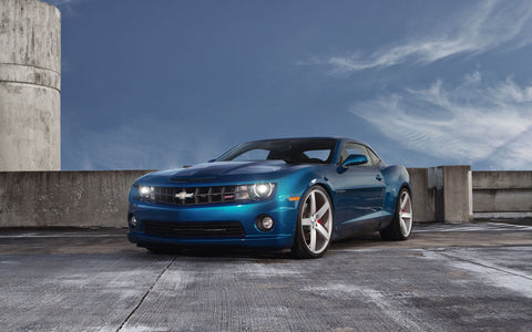 BLUE CHEVROLET CAMARO SS GICLEE CANVAS ART PRINT POSTER