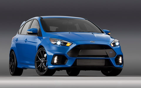 FORD FOCUS RS BLUE GICLEE CANVAS ART PRINT POSTER