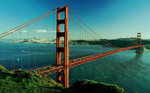 GOLDEN GATE BRIDGE SAN FRANCISCO GICLEE CANVAS ART PRINT POSTER
