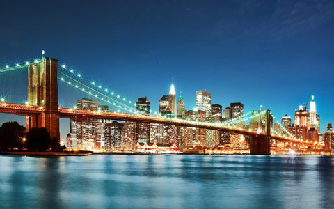 BROOKLYN BRIDGE NEW YORK GICLEE CANVAS ART PRINT POSTER