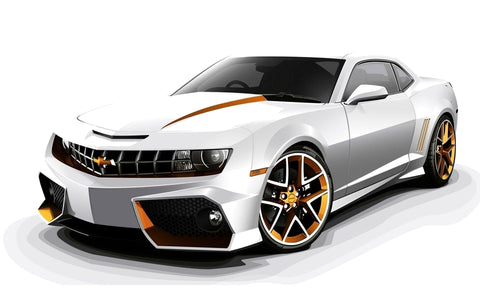 CHEVROLET CAMARO TUNING 2012 GICLEE CANVAS ART PRINT POSTER