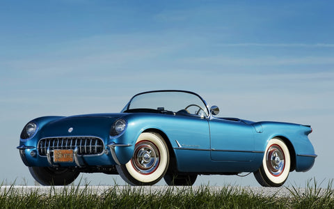 CHEVROLET CORVETTE 1953 GICLEE CANVAS ART PRINT POSTER