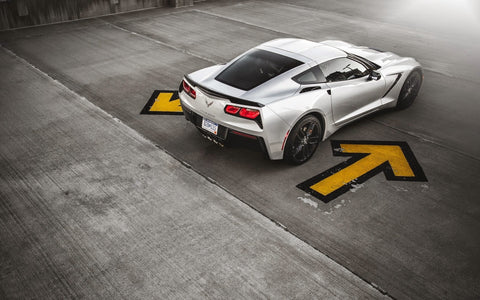 CHEVROLET CORVETTE STINGRAY Z51 GICLEE CANVAS ART PRINT POSTER