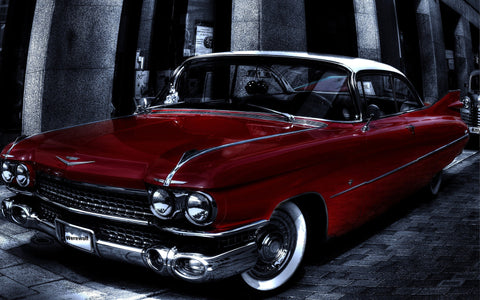 CLASSIC CADILLAC ELDORADO GICLEE CANVAS ART PRINT POSTER