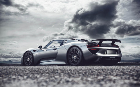 COOL PORSCHE 918 SPYDER GICLEE CANVAS ART PRINT POSTER