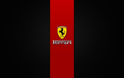 FERRARI BRAND LOGO GICLEE CANVAS ART PRINT POSTER