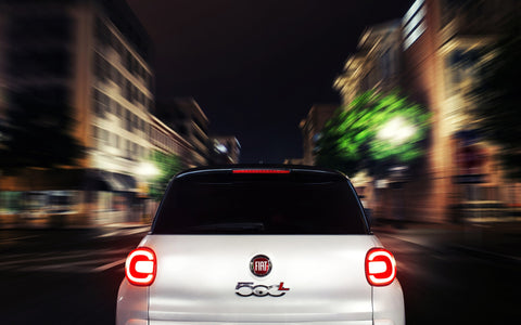 FIAT 500L GICLEE CANVAS ART PRINT POSTER