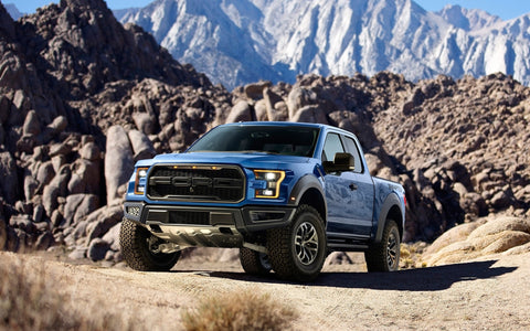 FORD F150 RAPTOR 2017 GICLEE CANVAS ART PRINT POSTER