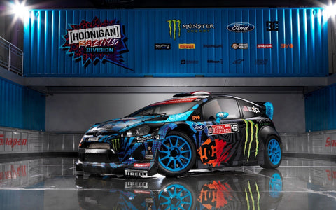 FORD FIESTA MONSTER KEN BLOCK GICLEE CANVAS ART PRINT POSTER