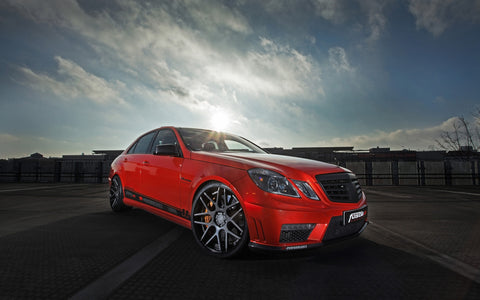 FOSTLA MERCEDES BENZ E63 AMG GICLEE CANVAS ART PRINT POSTER