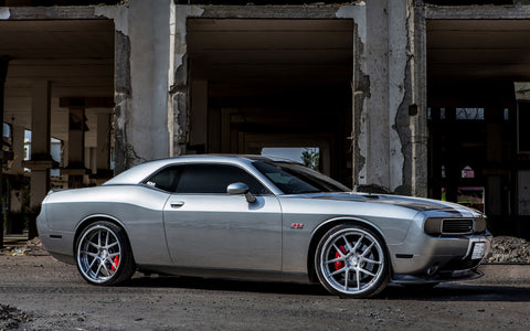 GREY ADV DODGE CHALLENGER GICLEE CANVAS ART PRINT POSTER