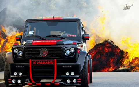 MERCEDES BENZ HAMANN TYPHOON G55 AMG GICLEE CANVAS ART PRINT POSTER