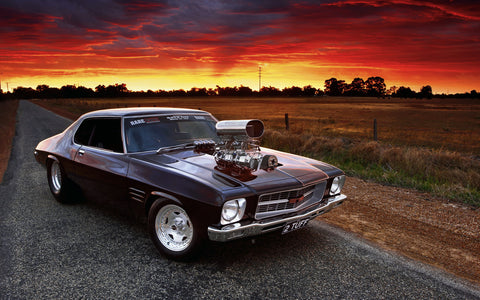 HOLDEN HQ MONARO GTS GICLEE CANVAS ART PRINT POSTER