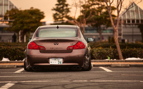 INFINITI G35 VOSSEN GICLEE CANVAS ART PRINT POSTER