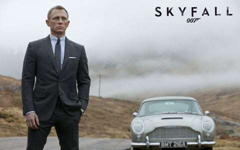 JAMES BOND 007 SKYFALL ASTON MARTIN GICLEE CANVAS ART PRINT POSTER