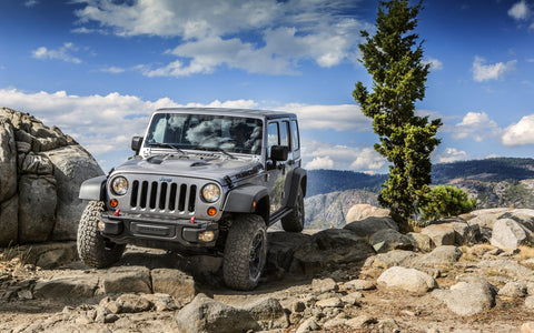 JEEP WRANGLER RUBICON GICLEE CANVAS ART PRINT POSTER