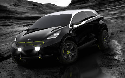 KIA NIRO CONCEPT GICLEE CANVAS ART PRINT POSTER