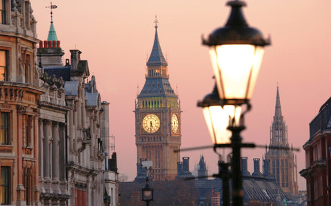 LONDON BIG BEN CLOCK GICLEE CANVAS ART PRINT POSTER