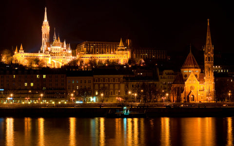 MATTHIAS CHURCH BUDAPEST GICLEE CANVAS ART PRINT POSTER