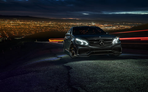 MERCEDES BENZ E63 AMG S GICLEE CANVAS ART PRINT POSTER