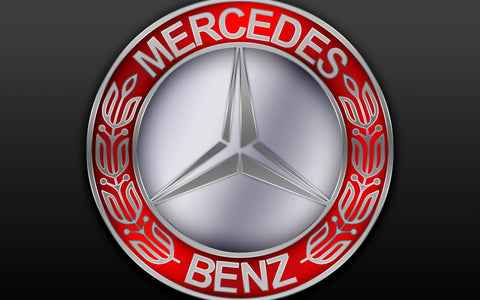 MERCEDES BENZ LOGO GICLEE CANVAS ART PRINT POSTER