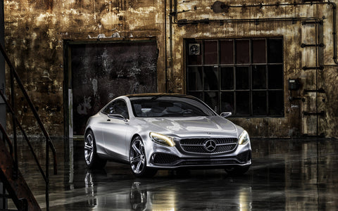 MERCEDES S CONCEPT GICLEE CANVAS ART PRINT POSTER