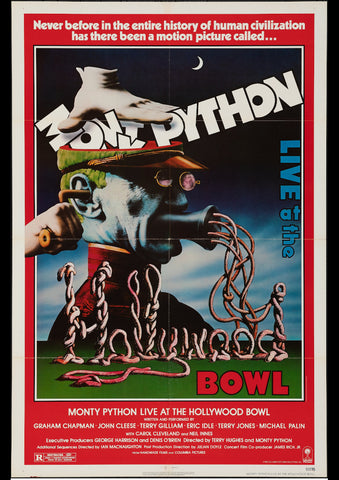 MONTY PYTHON LIVE AT THE HOLLYWOOD BOWL 1982 VINTAGE MOVIE POSTER REPRINT