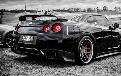 NISSAN GTR R35 GICLEE CANVAS ART PRINT POSTER