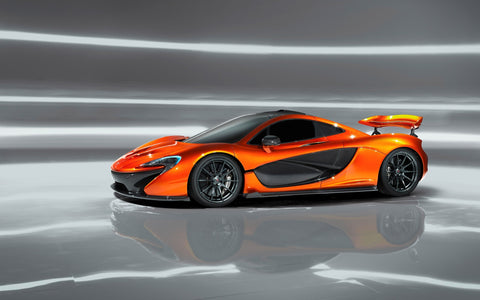 ORANGE MCLAREN P1 CONCEPT GICLEE CANVAS ART PRINT POSTER