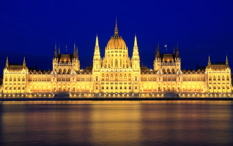 PARLIAMENT BUDAPEST HUNGARY GICLEE CANVAS ART PRINT POSTER