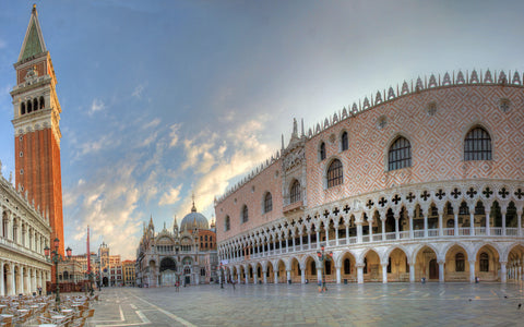 PIAZZA SAN MARCO VENICE GICLEE CANVAS ART PRINT POSTER