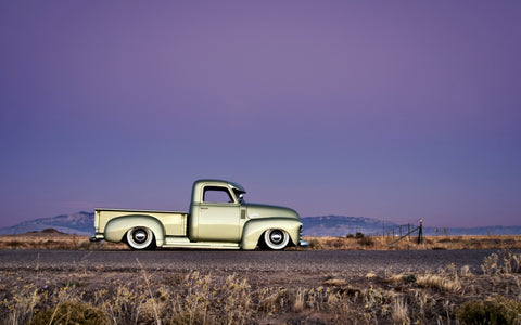 PICKUP CHEVY GICLEE CANVAS ART PRINT POSTER