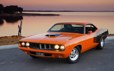 PLYMOUTH BARRACUDA GICLEE CANVAS ART PRINT POSTER