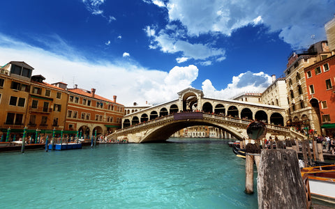 PONTE DI RIALTO VENICE GICLEE CANVAS ART PRINT POSTER