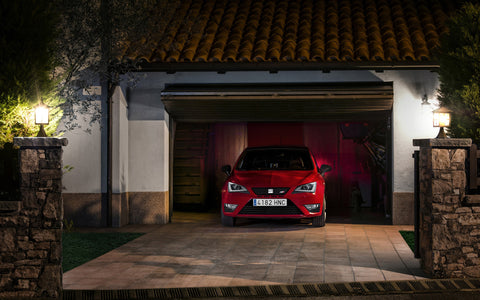 RED SEAT IBIZA CUPRA 2013 GICLEE CANVAS ART PRINT POSTER