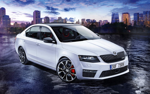 SKODA OCTAVIA RS 230 GICLEE CANVAS ART PRINT POSTER