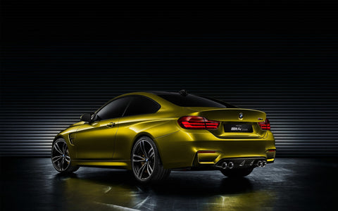 STUNNING BMW M4 GICLEE CANVAS ART PRINT POSTER