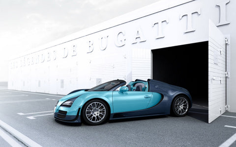 STUNNING BUGATTI VEYRON GICLEE CANVAS ART PRINT POSTER