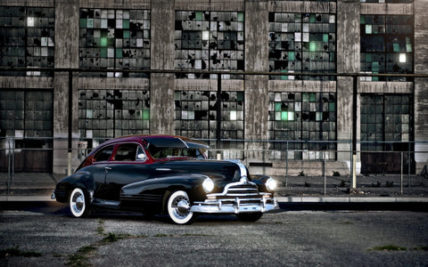 SUPERB 1947 PONTIAC GICLEE CANVAS ART PRINT POSTER