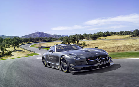 SUPERB MERCEDES BENZ SLS AMG GICLEE CANVAS ART PRINT POSTER