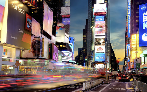 TIMES SQUARE NEW YORK GICLEE CANVAS ART PRINT POSTER