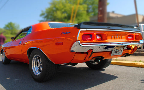 VINTAGE DODGE CHALLENGER GICLEE CANVAS ART PRINT POSTER
